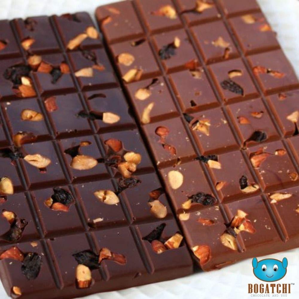 BOGATCHI BOGATCHI Nuts Overloaded 15 % Dark Chocolate Bar, 80gm