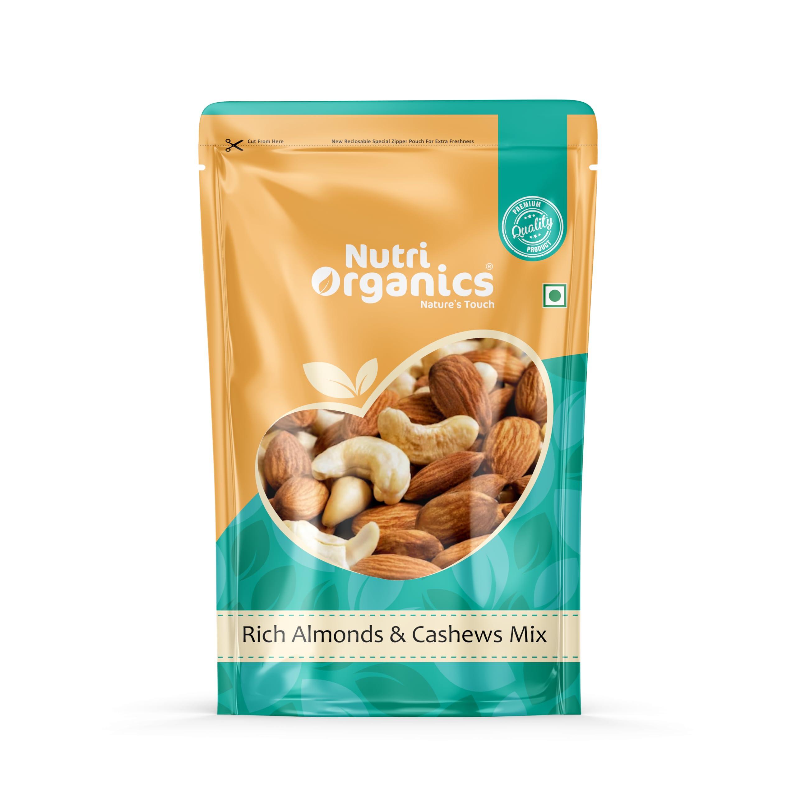 NutriOrganics Nutri Organics Dry Fruit Celebrations Gift Box 400g Ideal for Rakhi, Diwali and Festive Gifting, Hamper For Corporate Employees Gifts, Family, Friends, Office Clients Occasion, New year, Functions