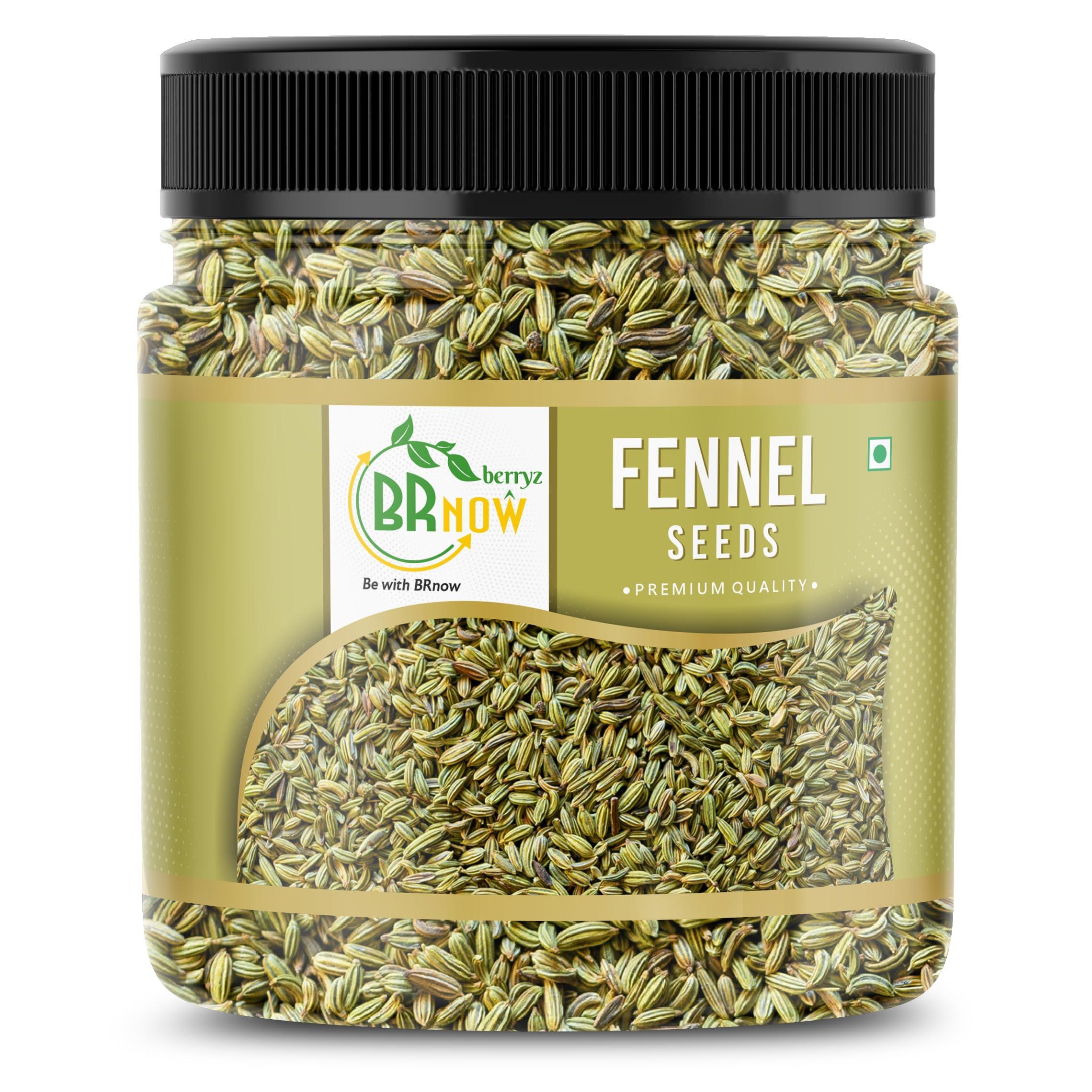 BRnow berryz BRnow berryz Fresh & Natural Fennel Seeds | Saunf | Variyali | Whole Indian Spices with Authentic taste & Strong Aroma (250gm)