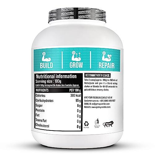 swasthum Mettle Amino Ace Formulae Carbs blend | Performance fuel (Mystic Mango,2kg)