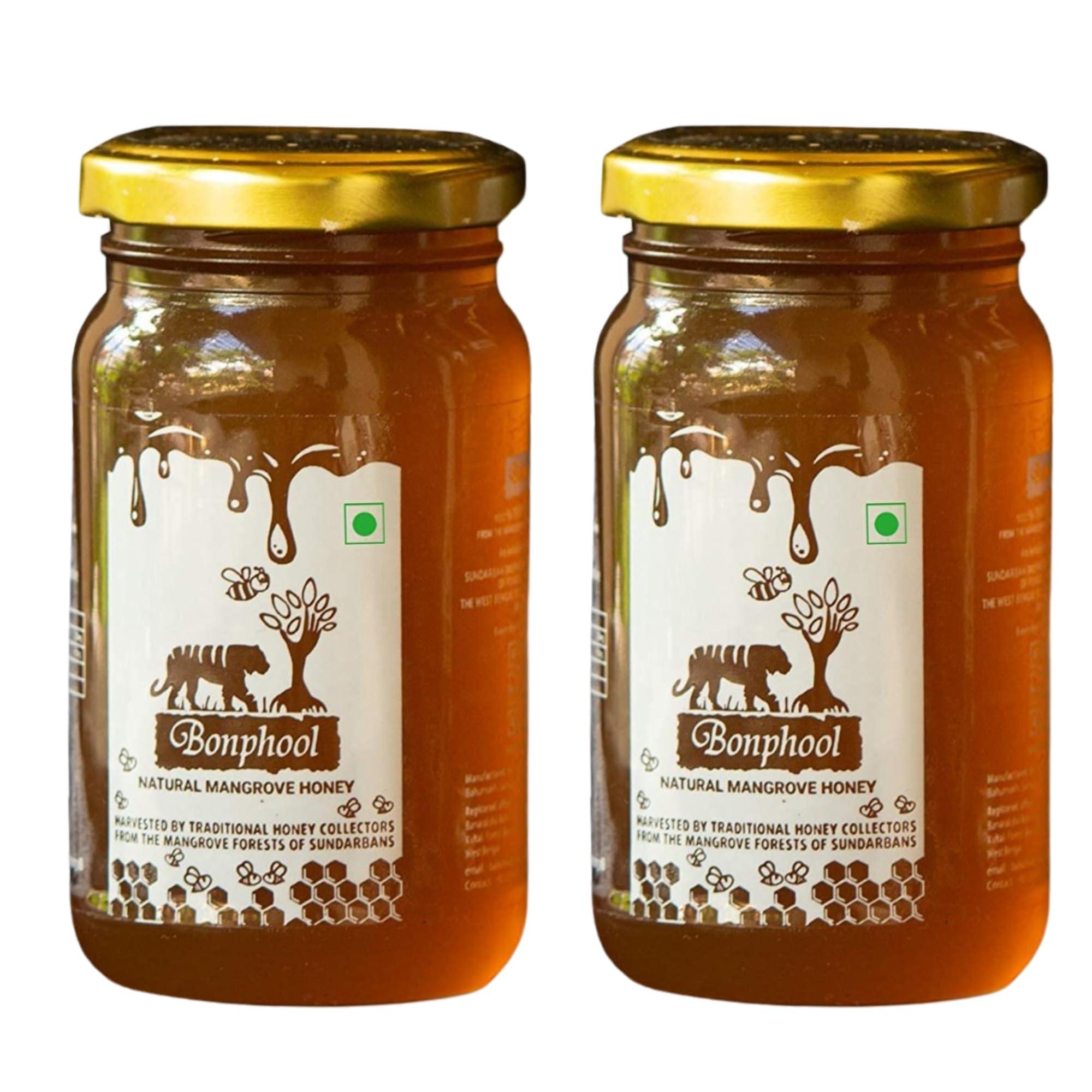 BONPHOOL BONPHOOL Natural Mangrove Honey, 250 Grams - Pack of 2