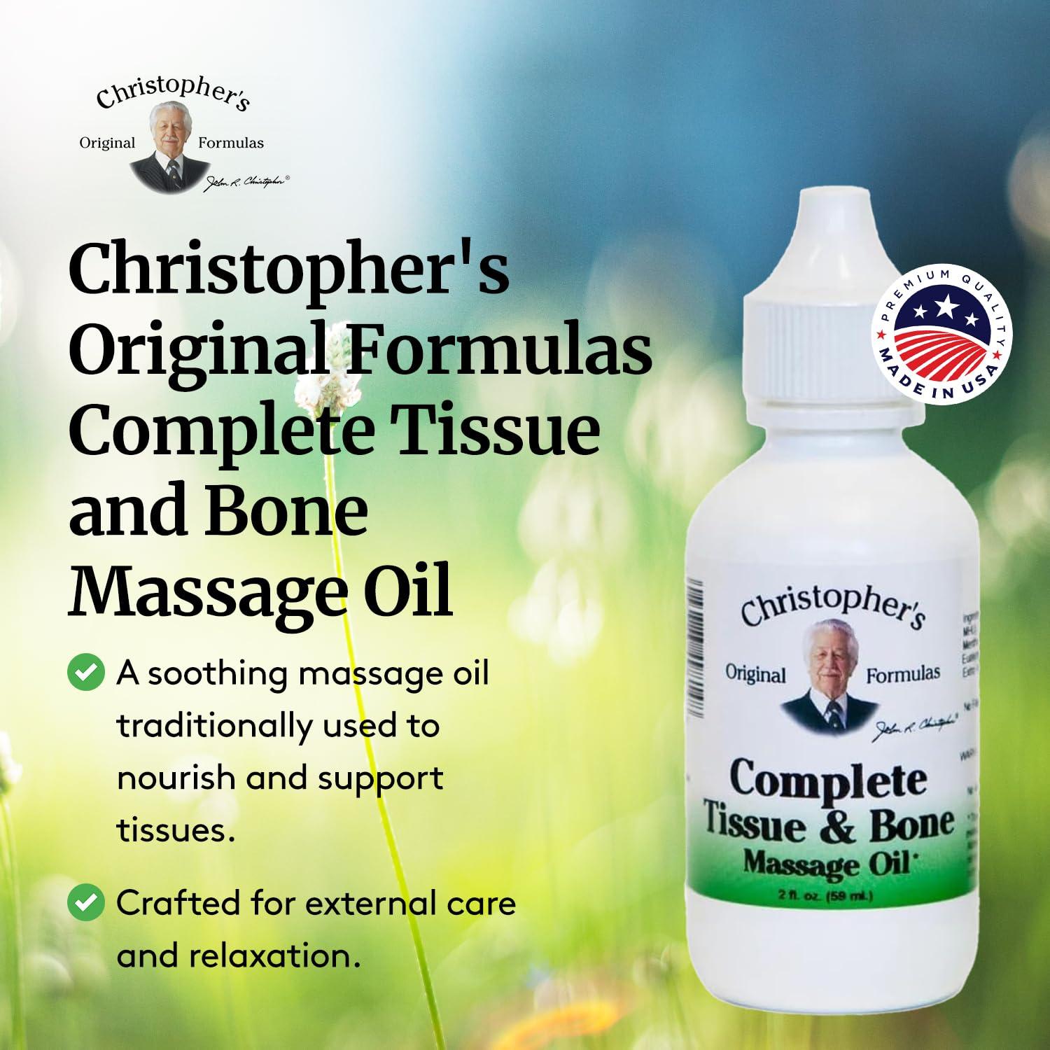 Dr. Christopher\'s Formula Complete Tissue and Bone Massage Oil, 2 OZ by Dr. Christophers Formulas