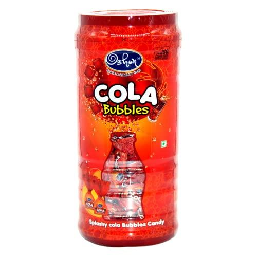 oshon Oshon Splashy Cola Bubbles Candy Jar - 100 Candies - Experience the Burst of Cola Flavour