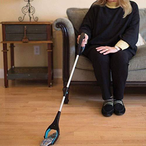 MEETZONE Pick up Helping Hand Grabber Reach Arm Extension Tool | Ratcheting Grabber Reaching Aid Grabbing Reaching Pick Up Tool