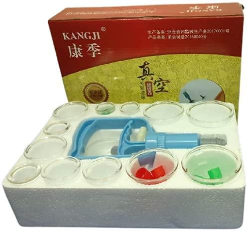 Generic \"Cupping set 12 cup set,Cupping Set for Physiotherapy and Hijama Therapy with Pump - Facial Cupping Kit for Dry Cupping Therapy,Cups for Relaxation and Muscle Recovery\"