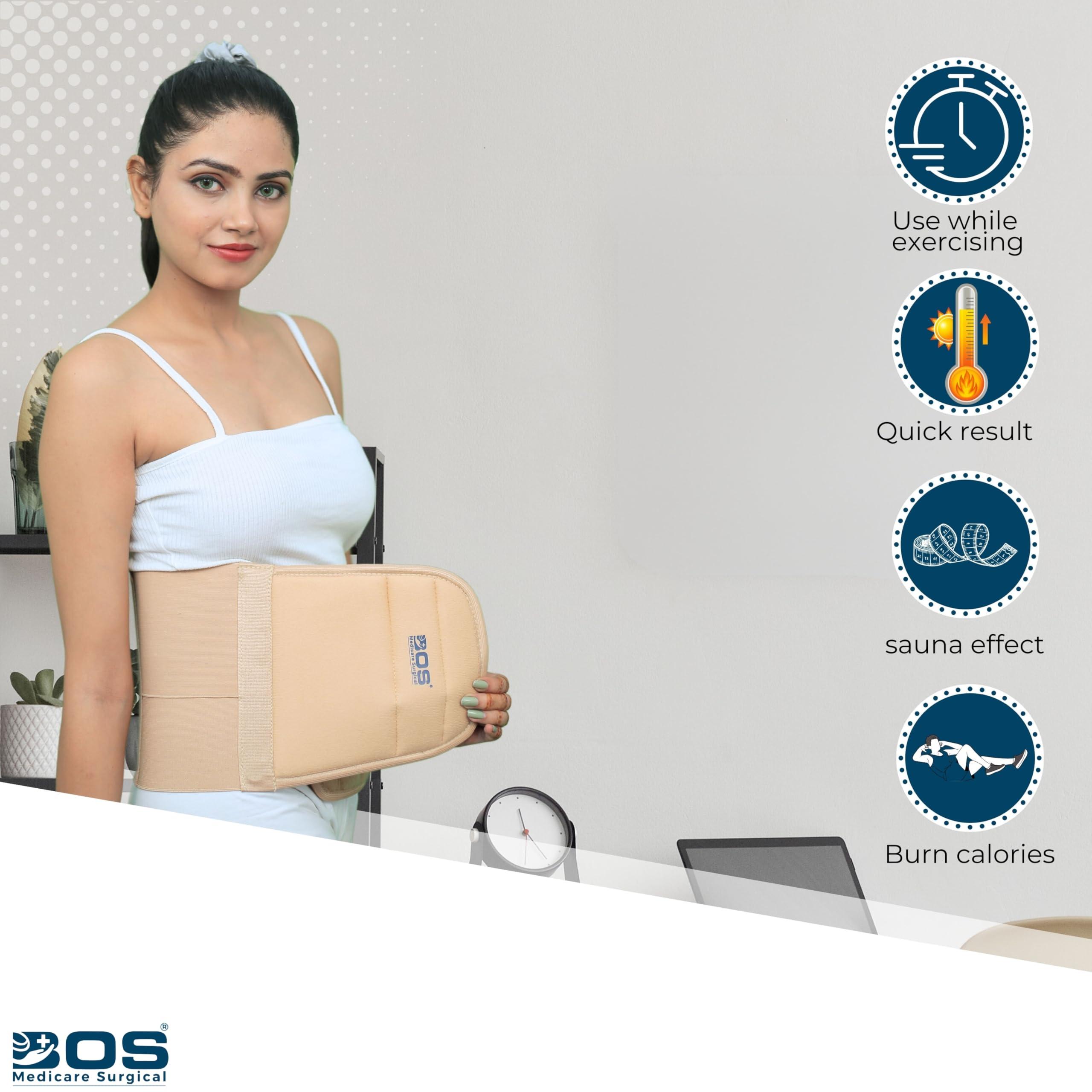 BOS MEDICARE SURGICAL BOS MEDICARE SURGICAL Abdominal Belt useful for Tummy reduction after pregnancy and post operative care provide compression and support to abdominal area (Large)