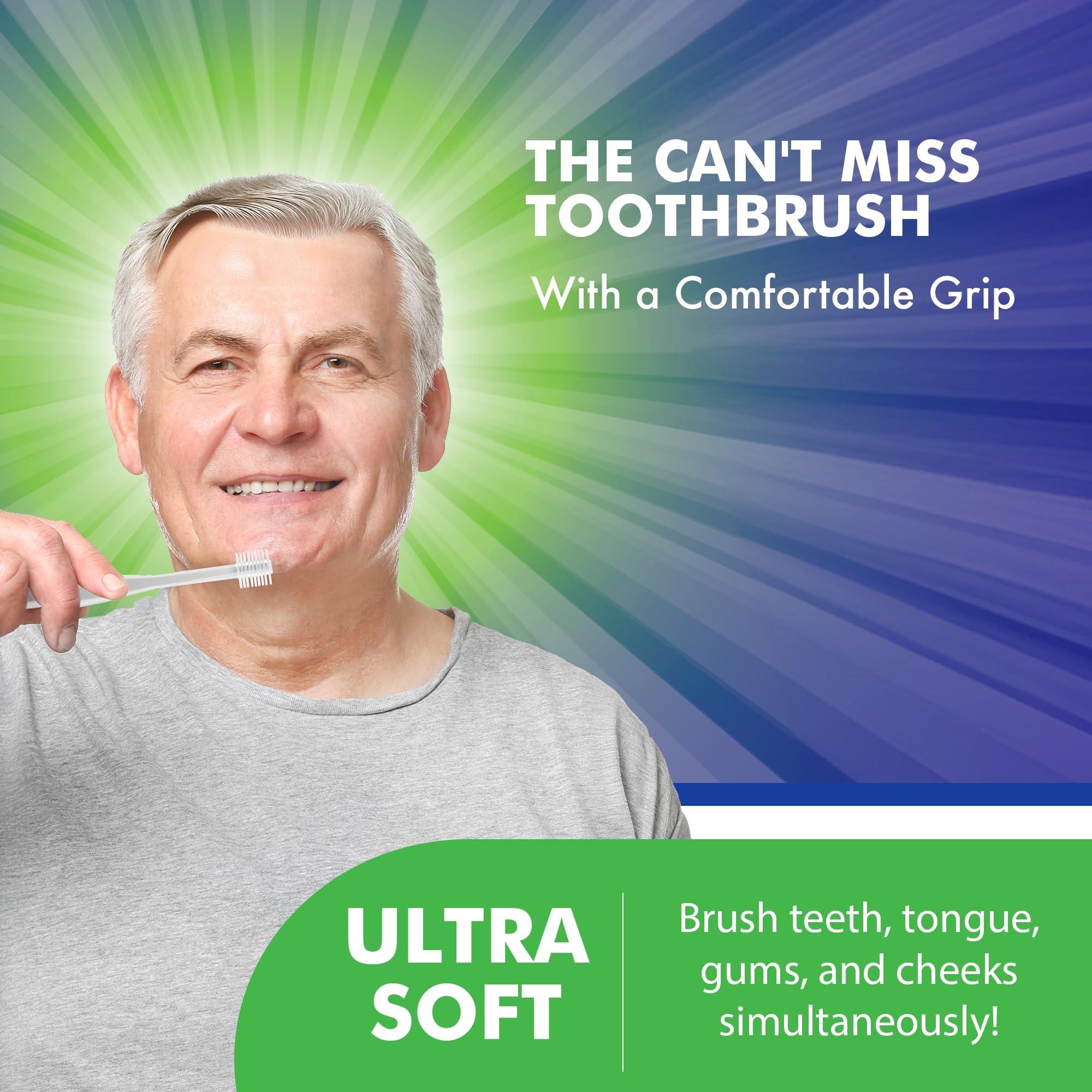 HartFelt 1 Count : HartFelt Sensitive 360 Toothbrush (1 Count)–Great for Diabetics, Seniors, and those with Dry Mouth