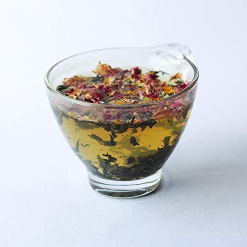 TEAFLOOR Teafloor Green Tea - Floral Sweetness | Exotic Rose Green Tea | Tea Weight : 100g /3.5 oz (50 Cups)