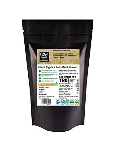 365 STORE TO DOOR 365 STORE TO DOOR Black Pepper Powder | Kali Mirch | Kerala Origin | Premium Spices Blend | 100% Pure and Natural | Freshly Packed (100 gm)