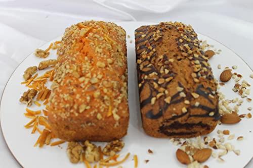 SUGAR STATES Suger States Orange Walnut Cake And Dry Fruit Cake Pack Eggless Vegitarian Dry Cake Of 300 Gm's
