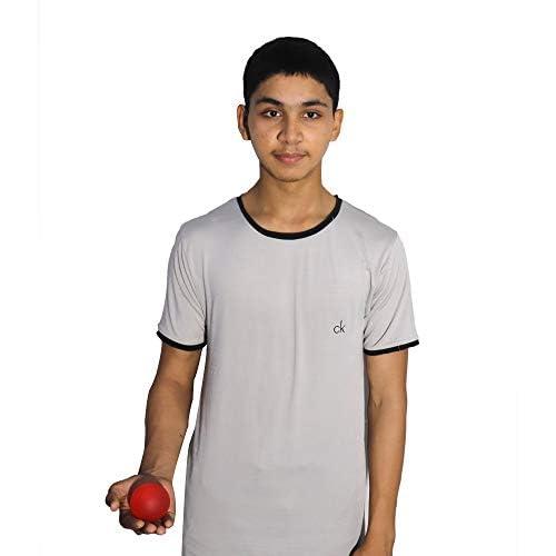 Sheetal Traders Sheetal Traders Gel Ball Universal For Hand Excersize Wrist Muscles Strengthening & Stress Relief (Colour-Red) (Medium)