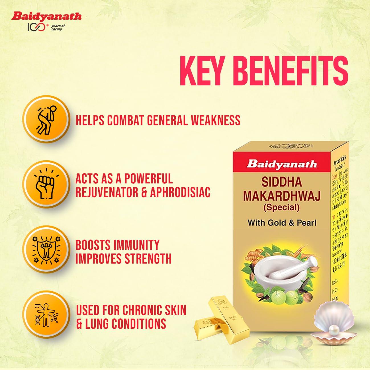 Baidyanath Baidyanath Siddha Makardhwaj Special - 10 Tablets