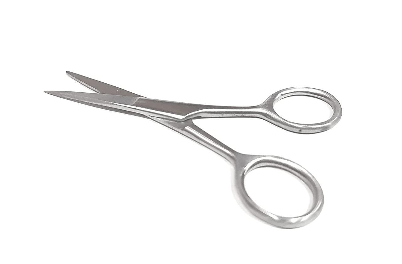 OSEN OSEN Stainless Steel Facial Hair Small Grooming Scissors For Men Women - Eyebrow, Nose Hair, Mustache, Beard, Eyelashes, Ear Trimming For Hair Cutting