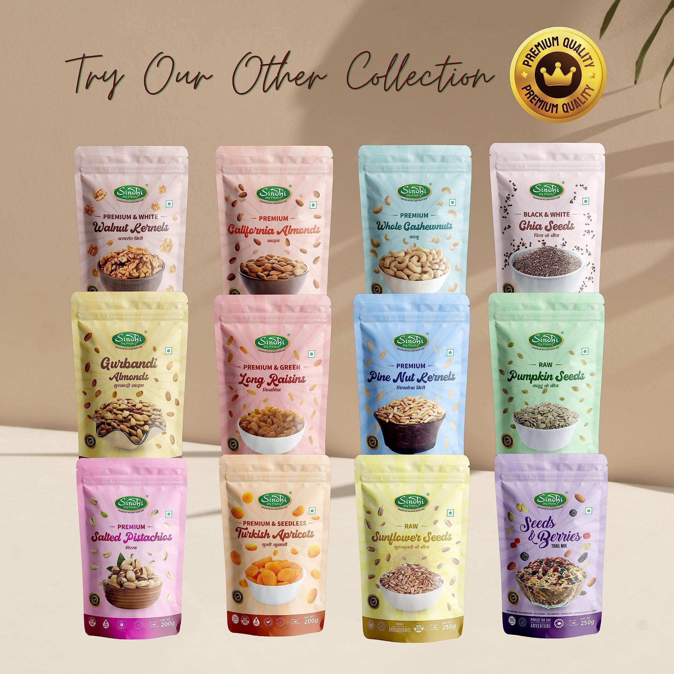 Sindhi Sindhi Dry Fruits Kagazi Badam, Almonds with Shells, Contains Kagazi Giri, Sitarbai Badam, Premium Afghan Inshell Almonds, Natural Soft Shell Almonds, 500 Grams