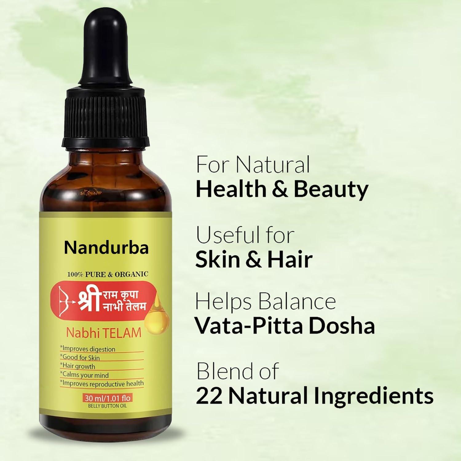 Nandurba Nandurba Ayurvedic Ramban Multi Benefit Nabhi Oil (Pack Of 2)