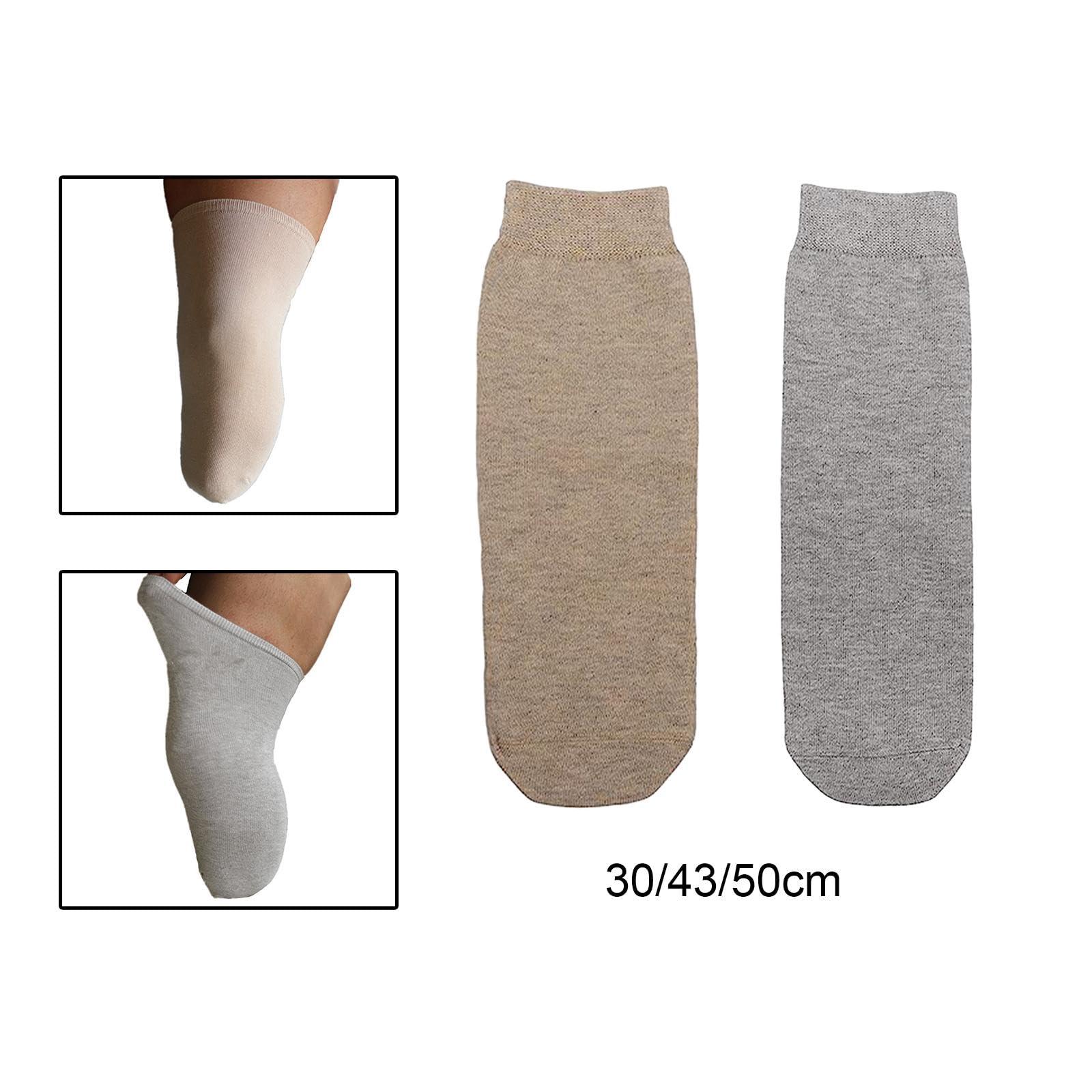 MYADDICTION MYADDICTION Amputee Sock Amputee Care Comfortable Portable Stump Sock for Home Men Women Skin 30cm