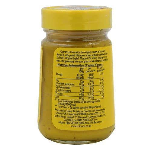 Colman's Colman's Mustard Original English, 100 g