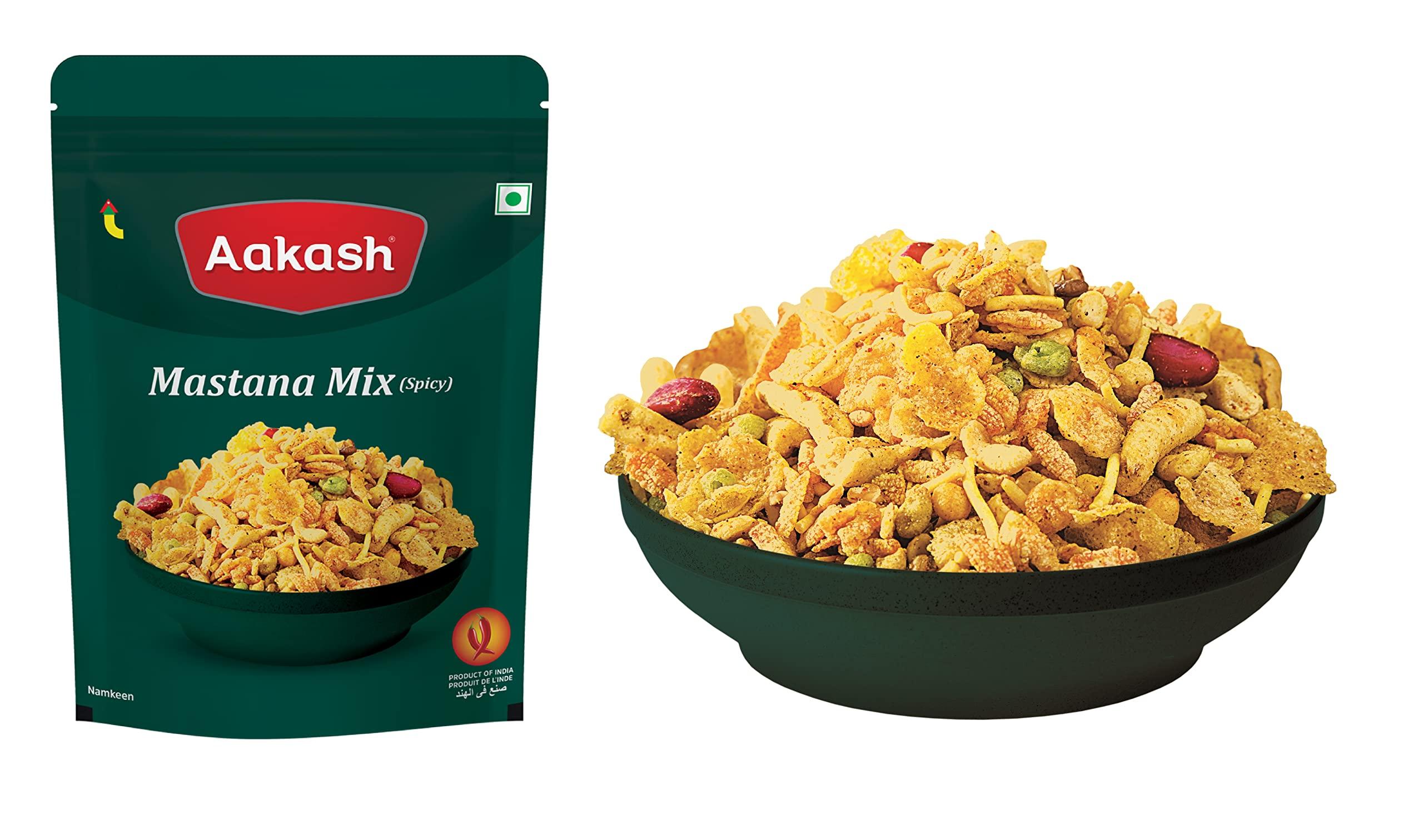 Aakash Namkeen Aakash Special Mixture Combos Pack | Pack of 7 | 350 Gm Each | Tikha Mix, All in One Mix, Lajawab Mix, Mastana Mix, Khatta Mitha Mix, Mumbai Mix & Tikha Mitha Mix | Traditional Spicy Indori Namkeen.