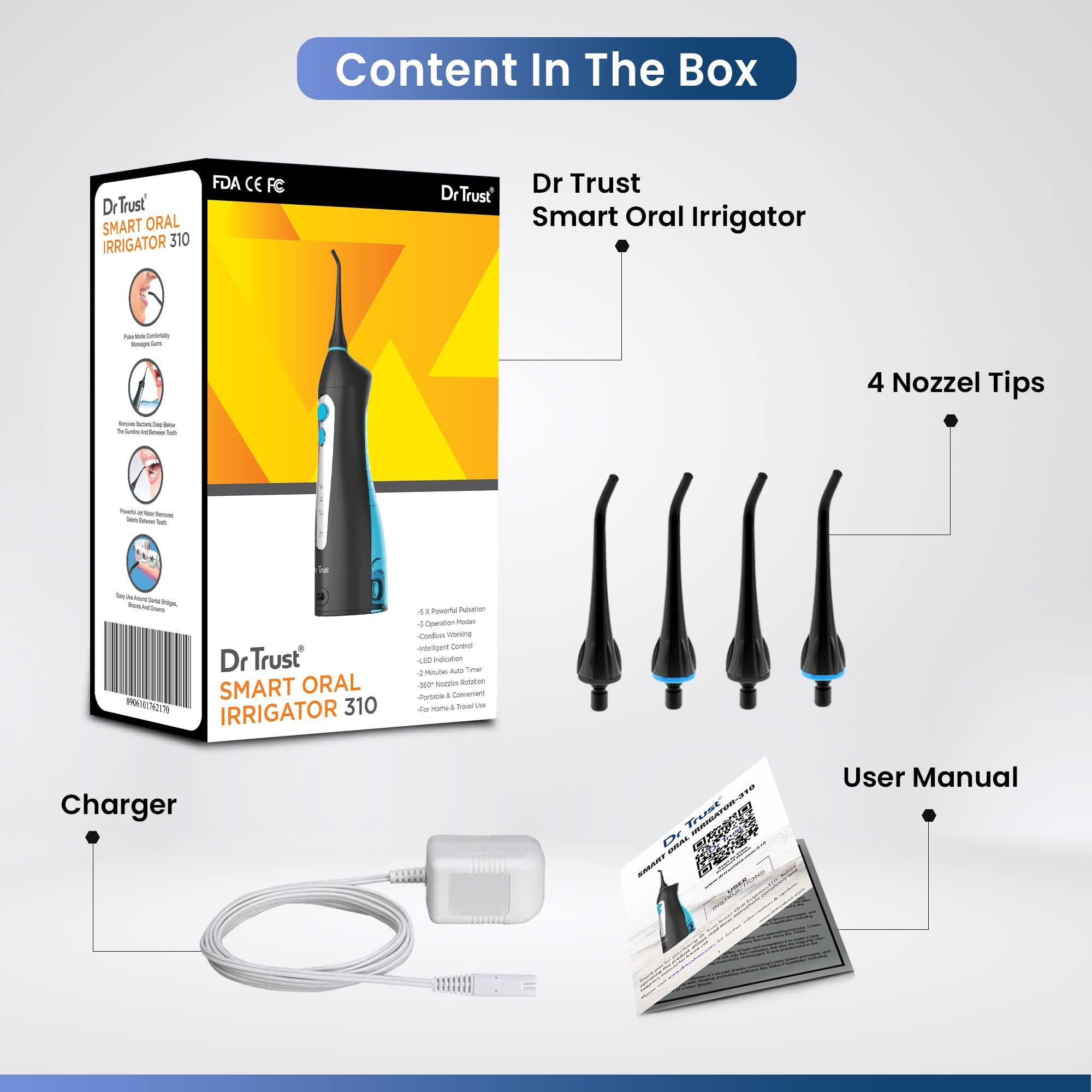 Dr Trust Dr Trust Electric Power Portable Professional Dental device for Teeth cleaner Oral Irrigator braces for kids and adults