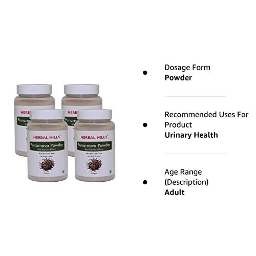 HERBAL HILLS Herbal Hills Punarnava Powder (100 Gms Pack of 4)