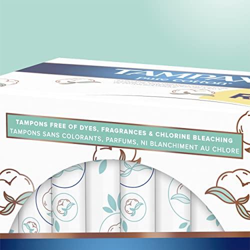 Tampax TAMPAX Pure 100% Organic Cotton Core Super Absorbency Tampons - 24 ct