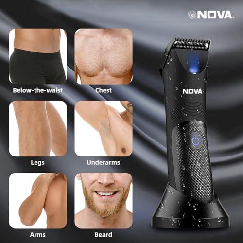 Nova Nova Men Nht 1043 Head To Toe Trimmer 90 Min Runtime 7 Length Settings (Black)