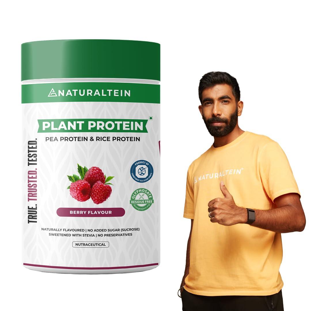 NATURALTEIN NATURALTEIN 100% Natural Plant Protein Berry (22.1 G Protein)