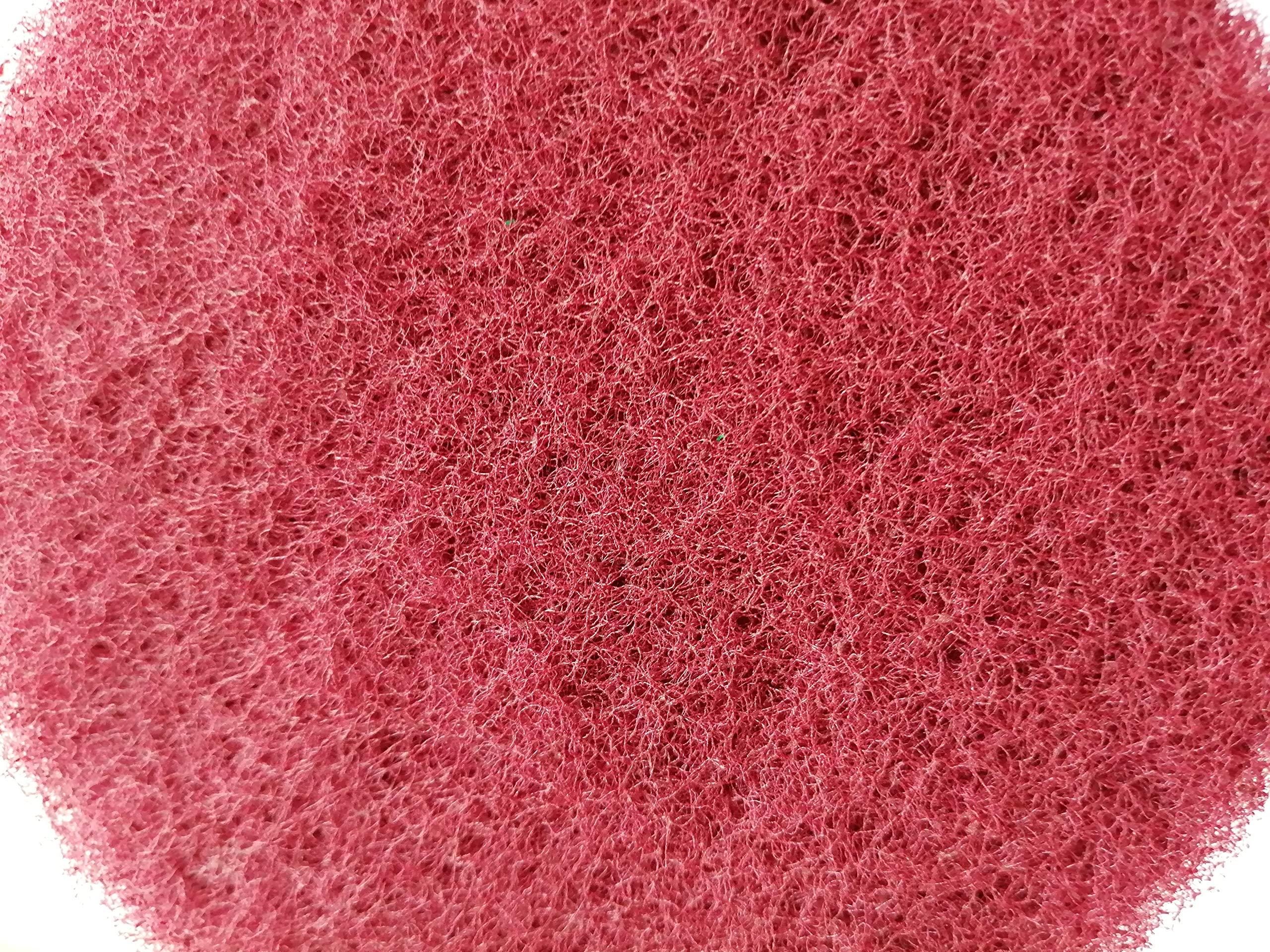 HUAWELL 20 Pieces Scrub Pads Drill Power Brush Tile Scrubber Scouring Pads Cleaning Kit Including 2 Kinds of Abrasive Buffing Pads Replacement for Home Kitchen House Indoor Outdoor Cleaning (4 Inch)