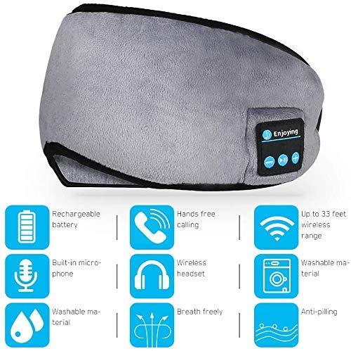 We4deals Sleep Eye Mask with Headphones & Microphone