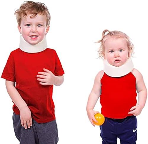 Medilink Medilink Kids Soft Foam Neck Brace Pediatric Cervical Collar | Small Youth Support Cuff | Childrens Whiplash and Torticollis Head Stabilizer Neck Brace Support for Infant Baby Toddler Child (S)