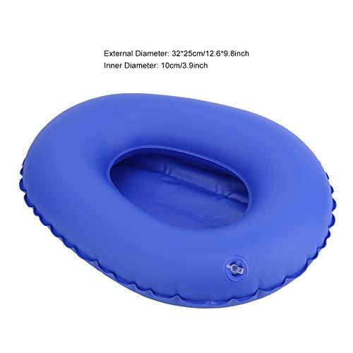Wakects Medical Inflatable Bed Pan, Portable Washable Anti Bedsore Air Cushions Bedpan Nursing Toilet for Elderly Bedridden