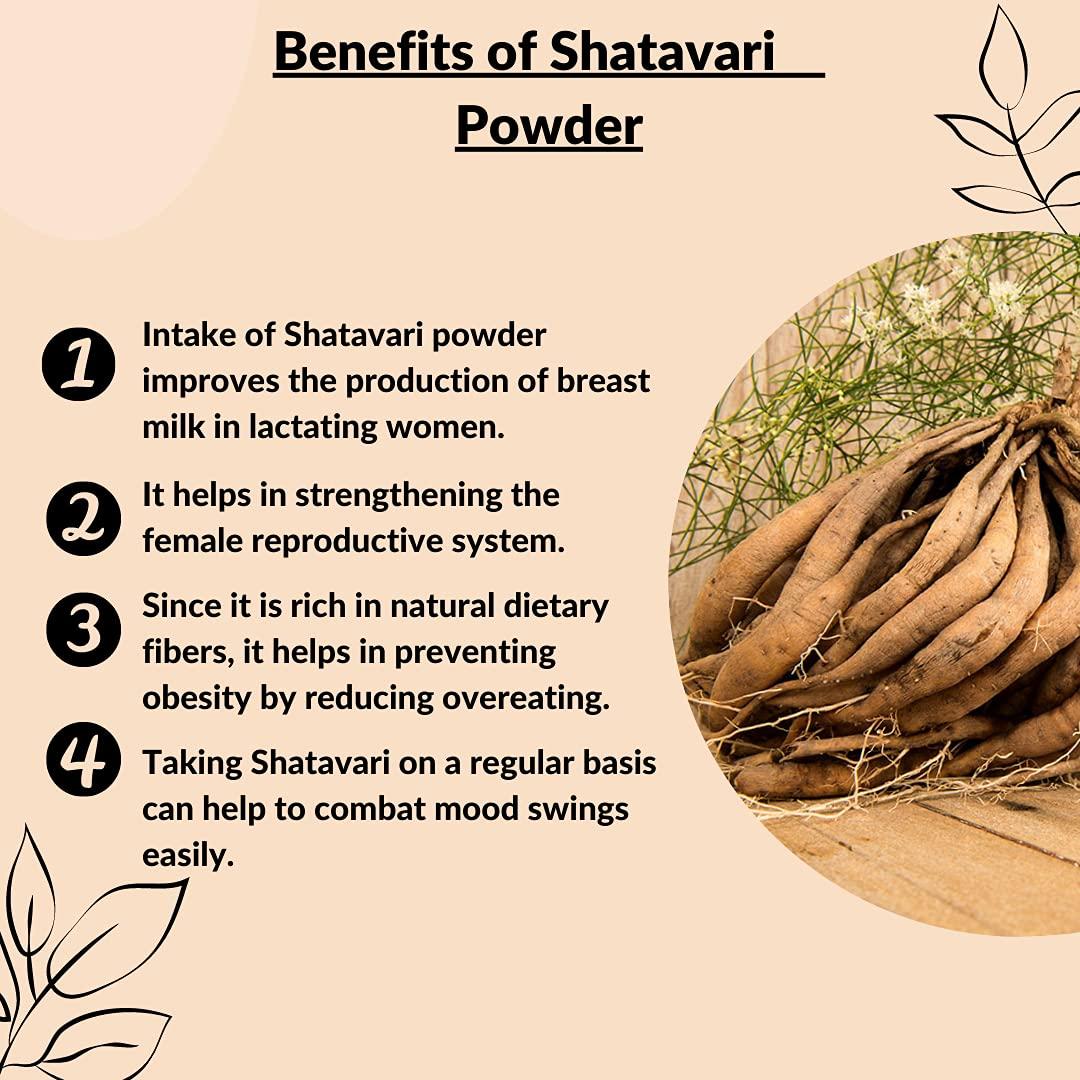 MI NATURE mi nature Shatavari Powder (Asparagus Racemosus) | 227gram