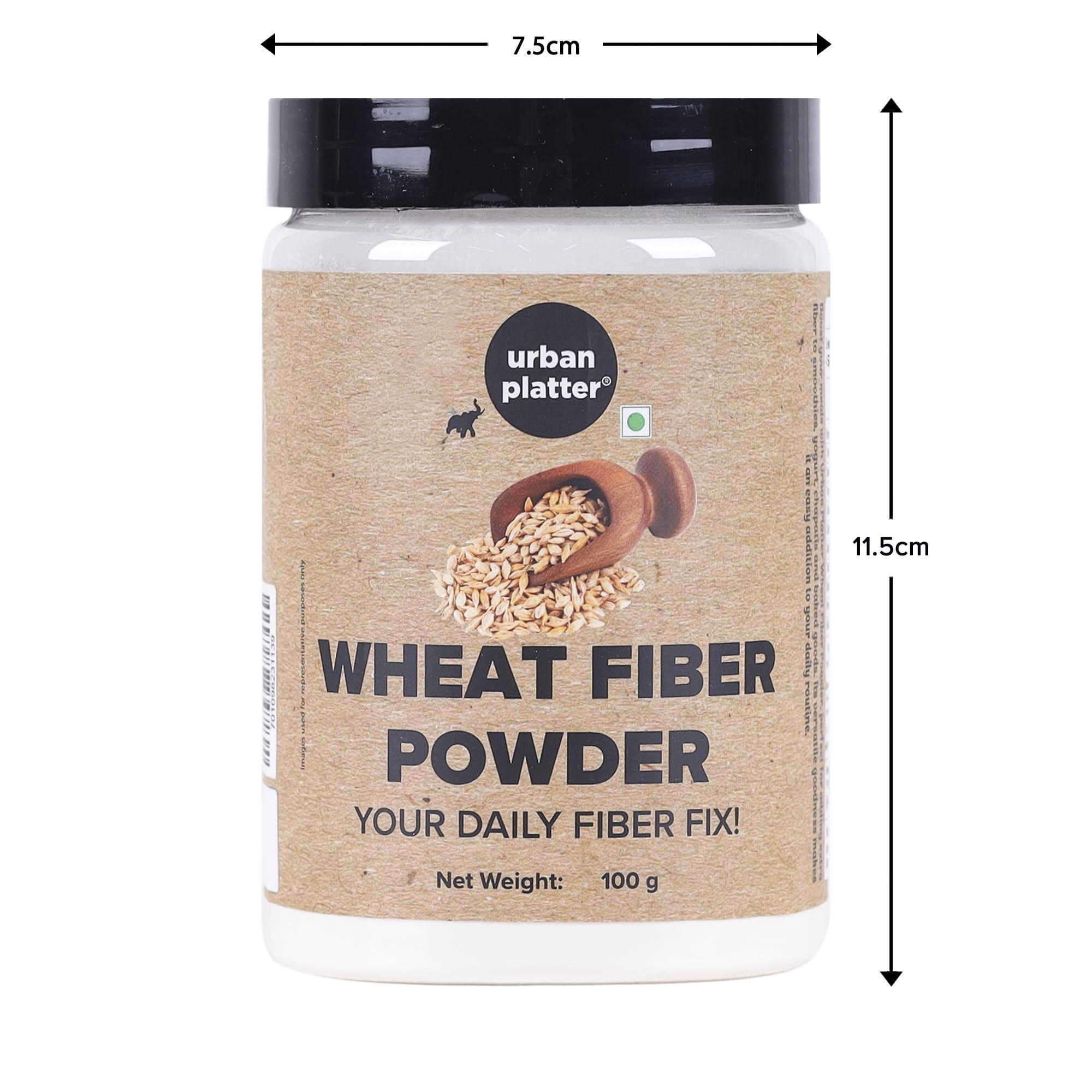 urban platter Urban Platter Wheat Fiber Powder, 100g