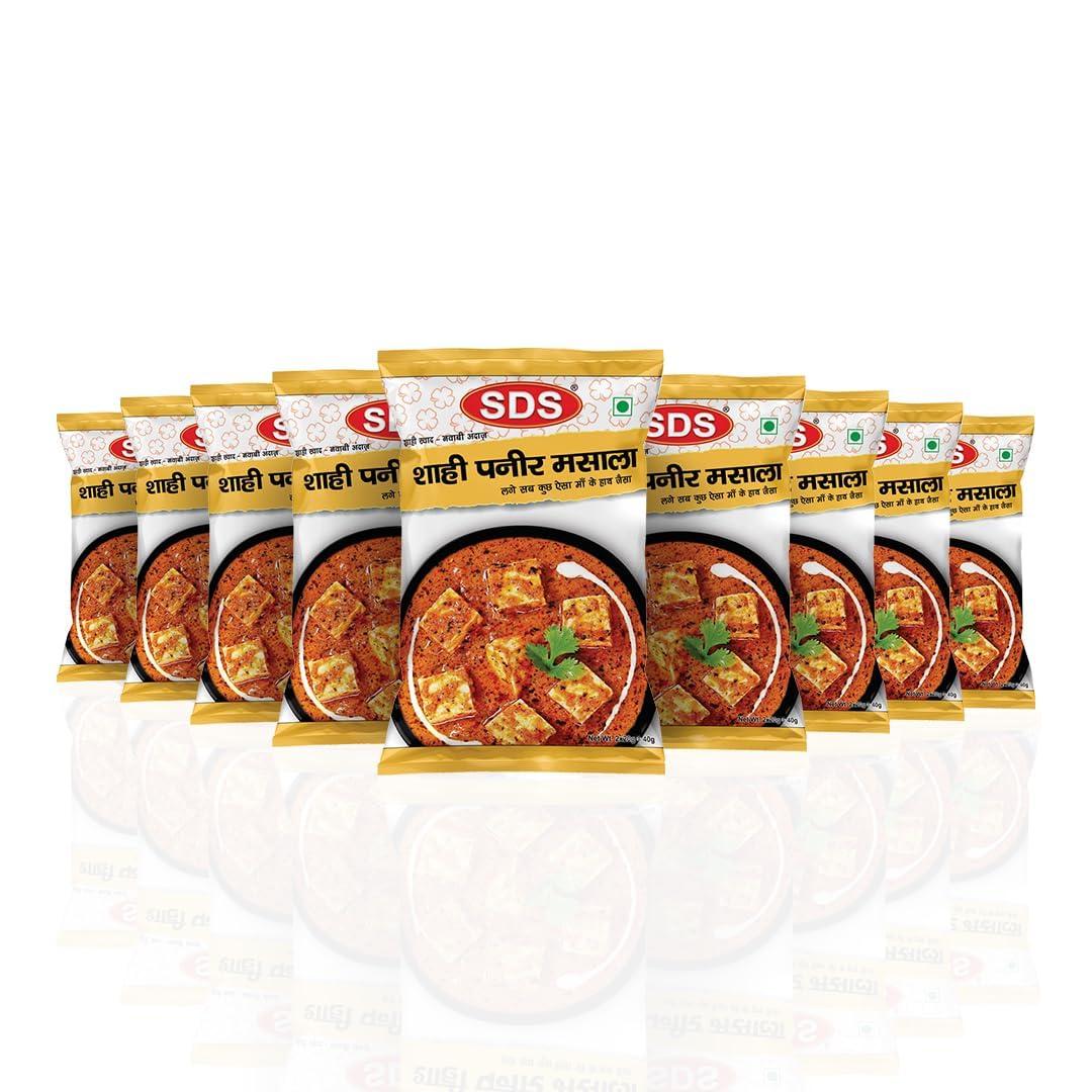 SDS SDS Shahi Paneer Masala 40gm - Pack of 9