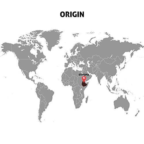 Indi Pod IndiPod, Ethiopia\" Aluminium Coffee Capsules, Intensity 6 of 12, Medium Roast, Made in U.K., Nespresso Compatible Coffee Pods