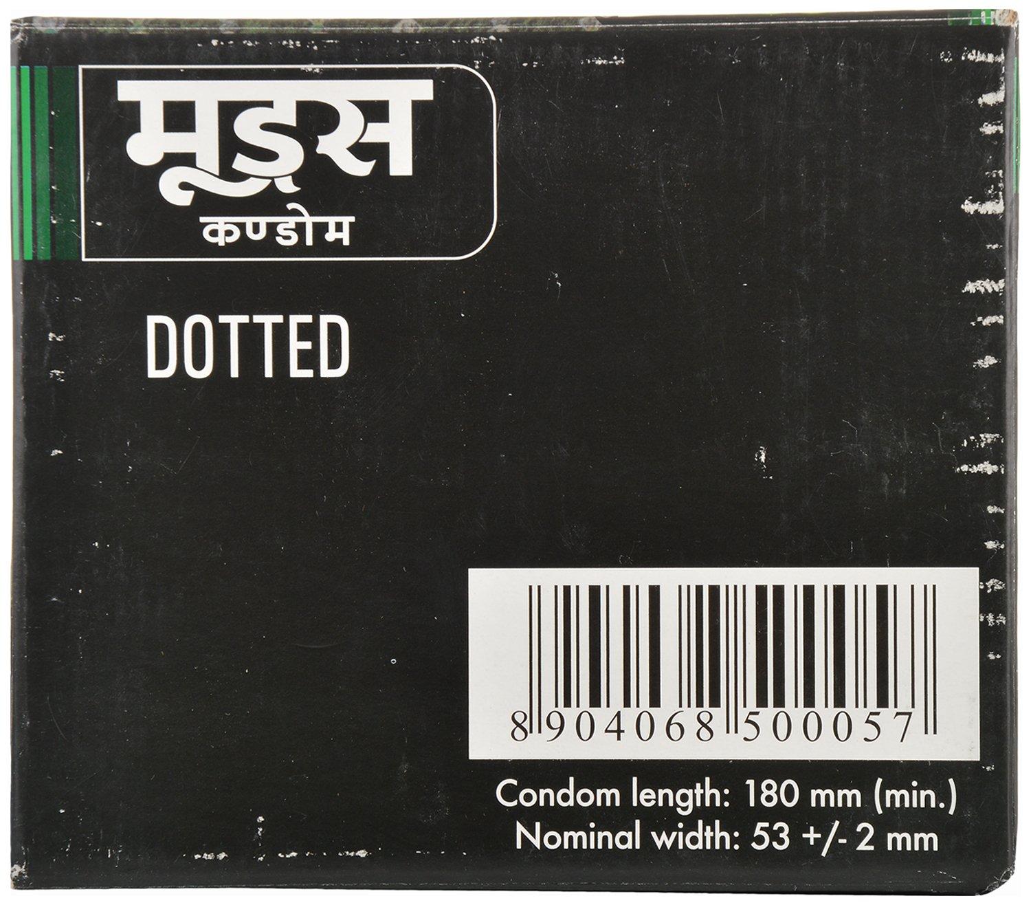 MOODS Moods Dotted Condoms (Pack Of 120)