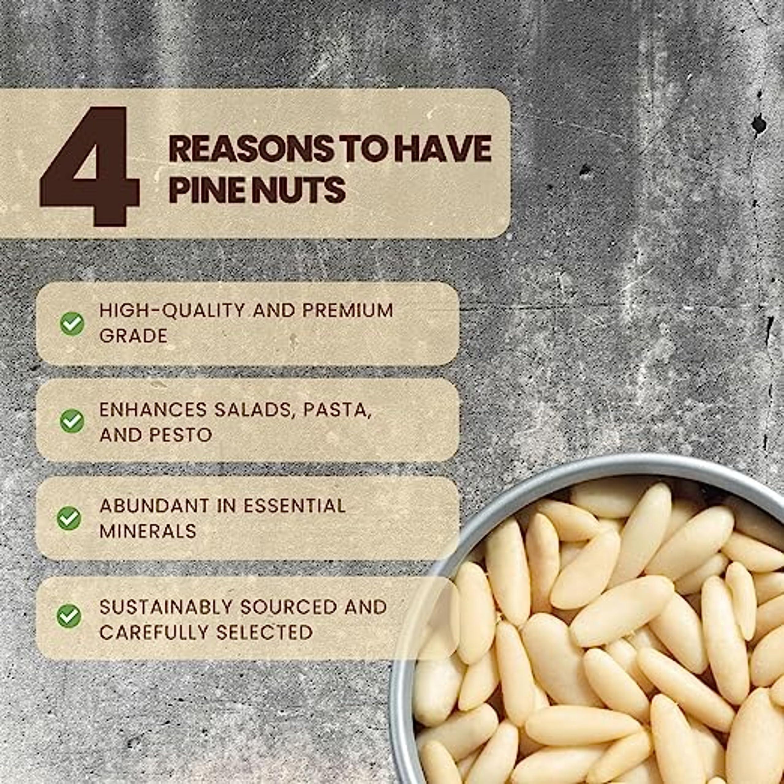 Avlokan Avlokan Winter Pine Nuts A Grade Chilgoza With shell Exotic Dry Fruits (50gm)