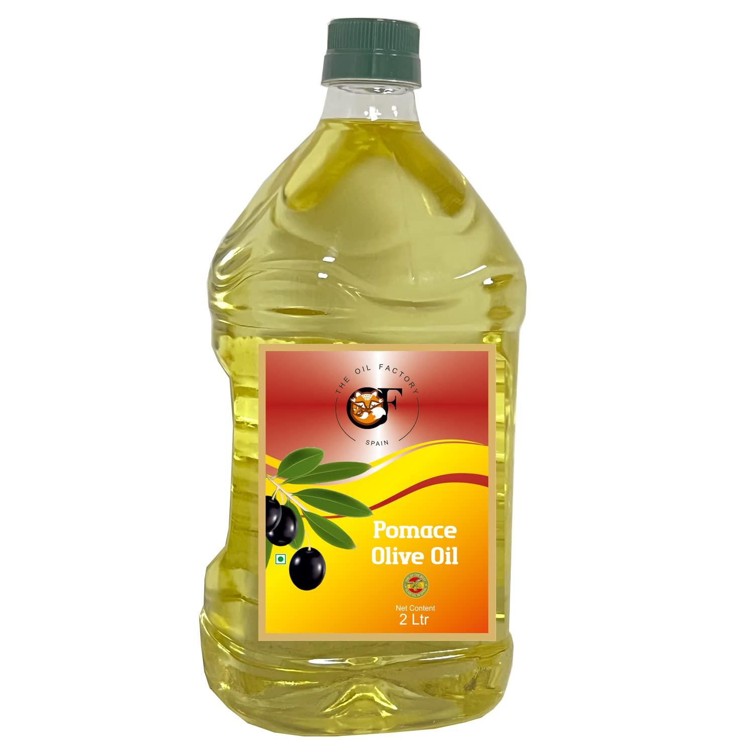 The oil Factory The Oil Factory Olive Pomace Oil, Ideal for All Indian Cooking, (Imported from Spain ) - 2 LTR