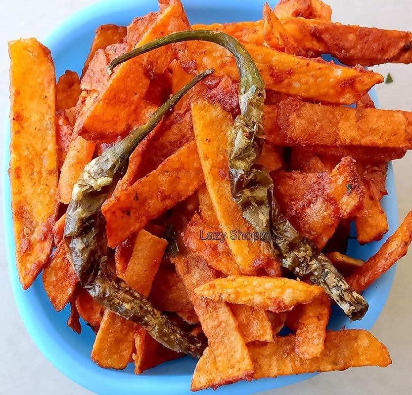 Lazy Shoppy Lazy Shoppy Ginger Potato Spicy Chips | Spicy Chips | | | | | Home Made Ginger Chips (750 Grams)