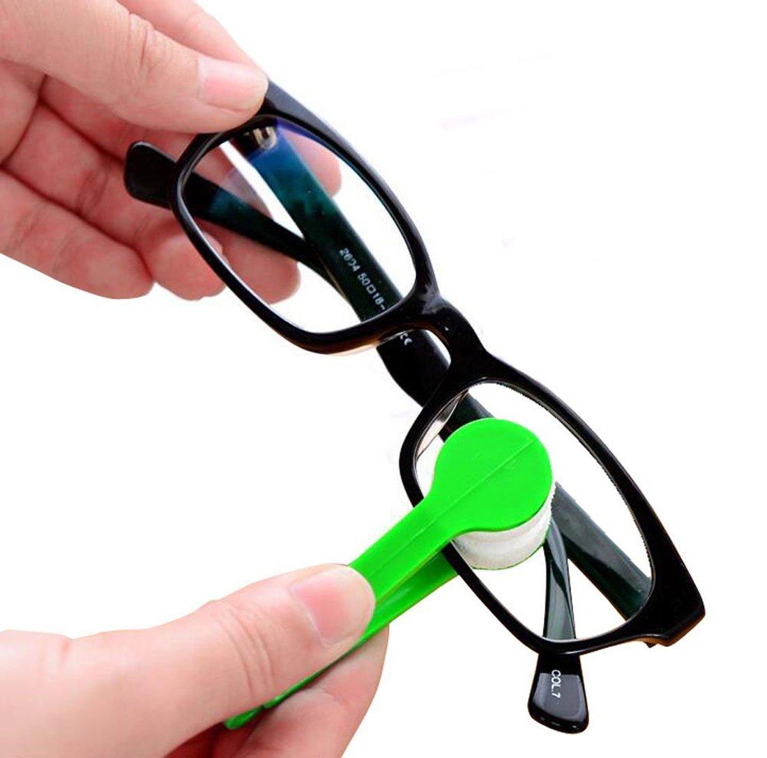 luzen 6 Pieces Multi-functional Portable Sun Glasses Soft Brush Eyeglass Eyewear Microfiber Spectacles Cleaner.