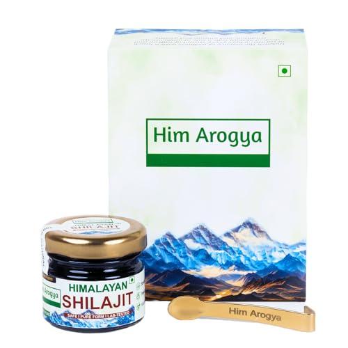 Him Arogya Him Arogya Pure Himalayan Shilajit - 10g | Anti-Oxidants & Fulvic Acid Enriched | Organic Shilajeet For Stamina, Immunity and Overall Wellbeing for Men and Women - Pack Of 1