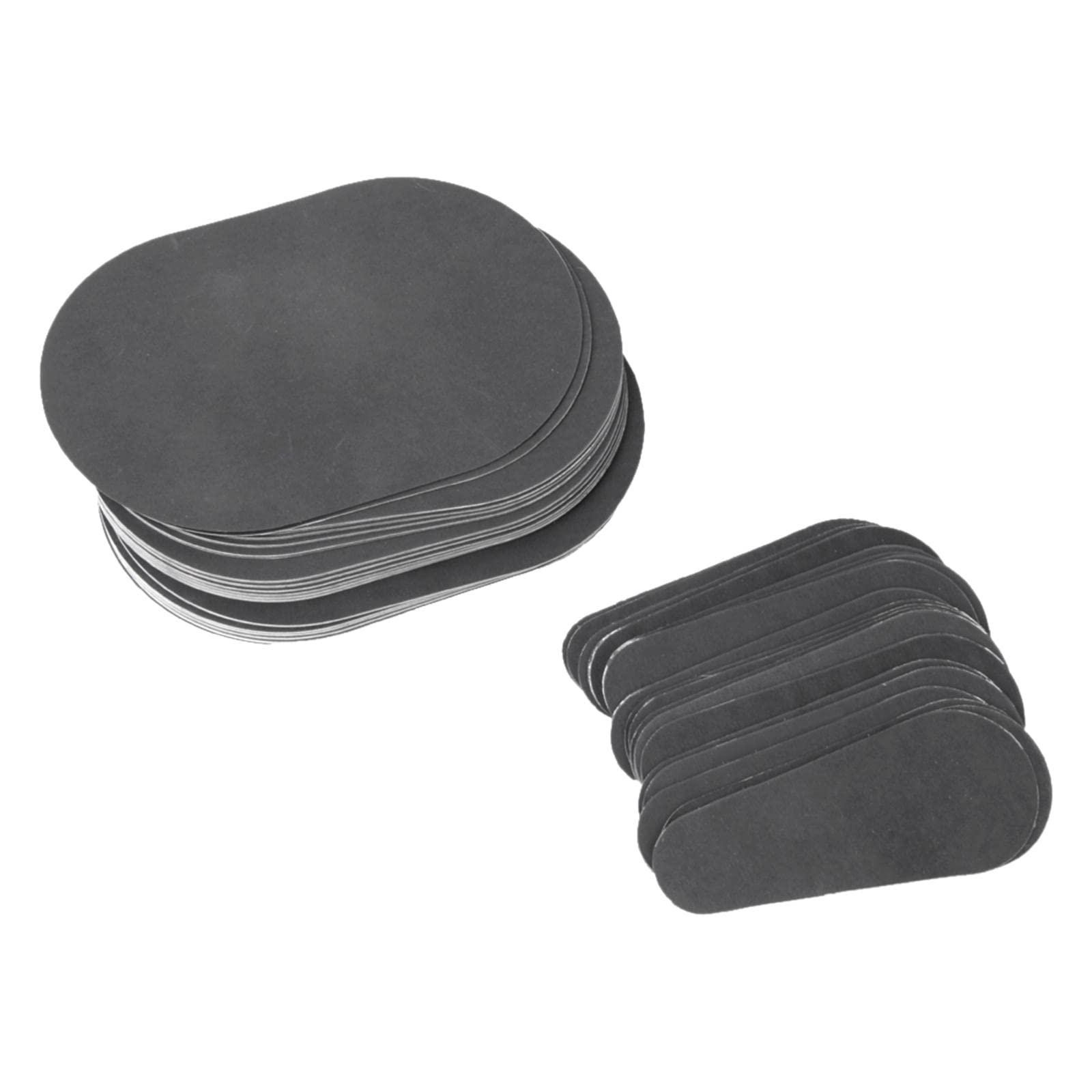 F Fityle 80pcs Refill Pads for Hair Remover Buffer, 2 Sizes Remove the Hair on the Body For Leg, Bikini, Facial, Armpit Hair RemoverManual Hair Removal and Exfoliation Replaceable Fine Sandpaper