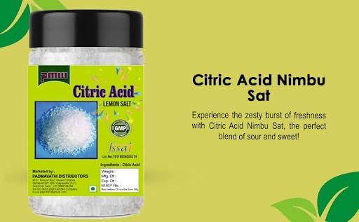 Pmw Pmw - Jar Pack - Citric Acid Crystals - Food Grade - 100 Grams