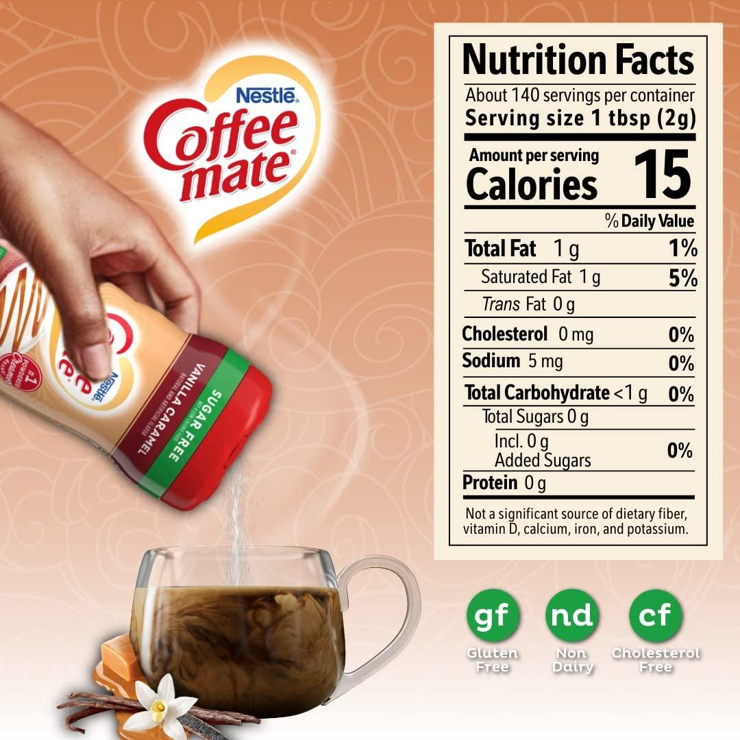 Nestle Nestle Coffee Mate Sugar free Vanilla Caramel, 289.1g