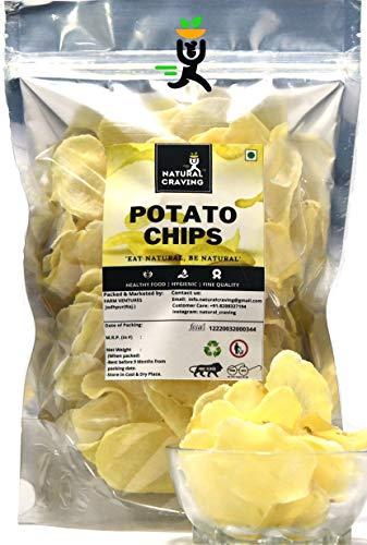 NATURAL CRAVING Natural Craving™ : Dried Potato Chips | Ready to Fry Aalu Chips, 200 Grams, Upwas Snacks