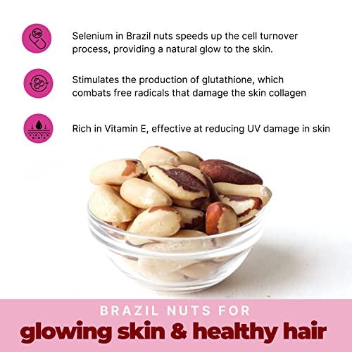 GOOD CRAVINGS Good Cravings Jumbo Healthy Brazil Nuts (250 Gram) | Rich in Selenium and Iron | Boosts Immunity and Improves Stamina | All Natural, No Added Preservatives