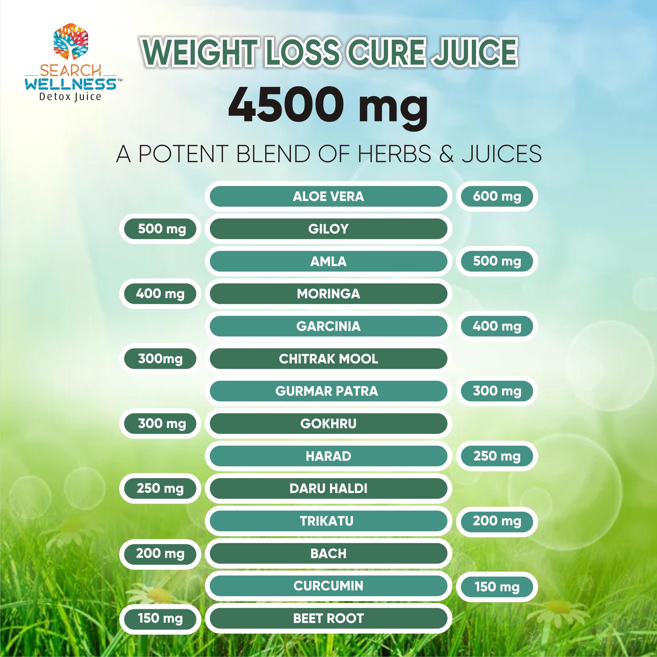 SEARCH WELLNESS SEARCH WELLNESS Slimimg Juice Healthy Juice -500 ML (Pack\'s 2) | Aid Metabolism & Digestion For Women & Men | Slim Fit Weight Cut Down Detox Amla Ayurvedic Juice | Non GMO & BPA Free | Sugar Free