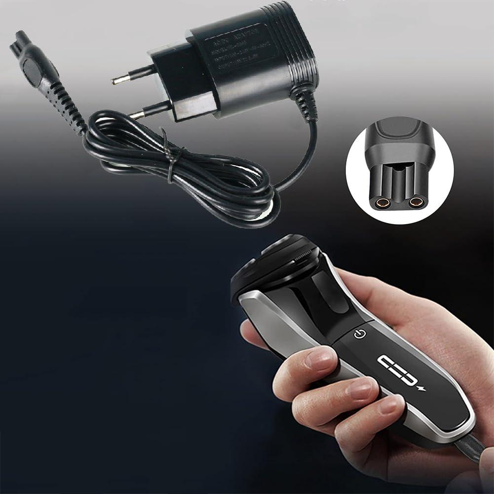 Gozaqe Gozaqe Hq8505 Trimmer Charger 15V Replacement Charger Cord Compatible With Philips Norelco Hq8505 3000 5000 7000 9000 Series Mg7750 Mg7790 Electric Razor Beard Trimmer Adapter Power, Black