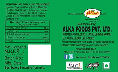 ALKAS Chaska Bite|Aam Papd Goli|Sour and Tagy|Sweet|Khatti Meethi|Candies|Soft|Pack of 2|250gm x 2