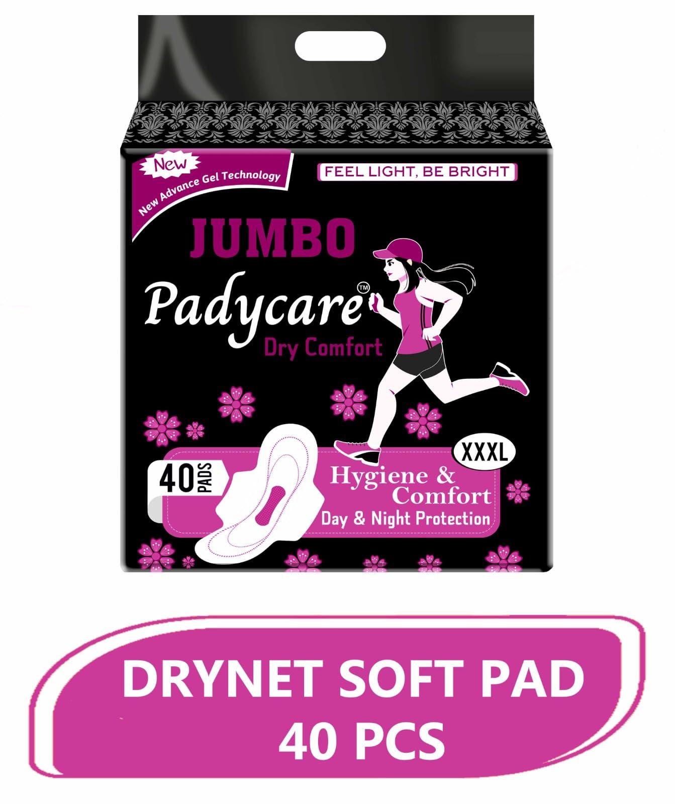 Padycare Padycare maxi care Sanitary Napkin Regular Pad 40 Pads Day & Night Protection-XXXL (120)